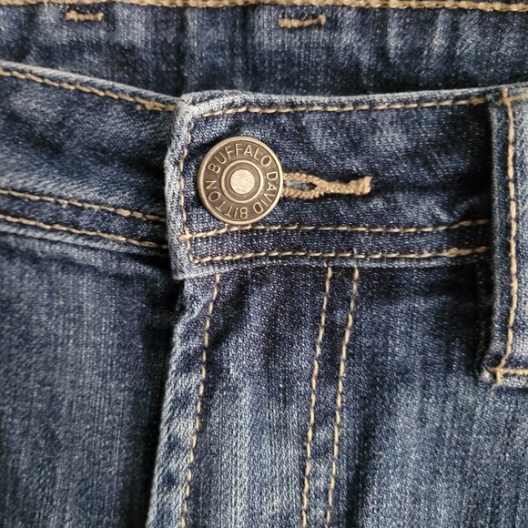 Buffalo David Bitton Jeans Mens 34/30 Blue Driven X Basic Straight Stretch - Picture 7 of 9